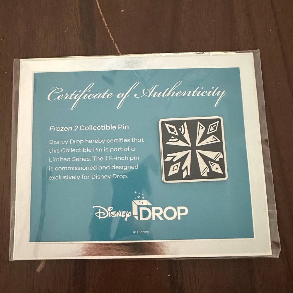 Frozen 2 Collectible pin